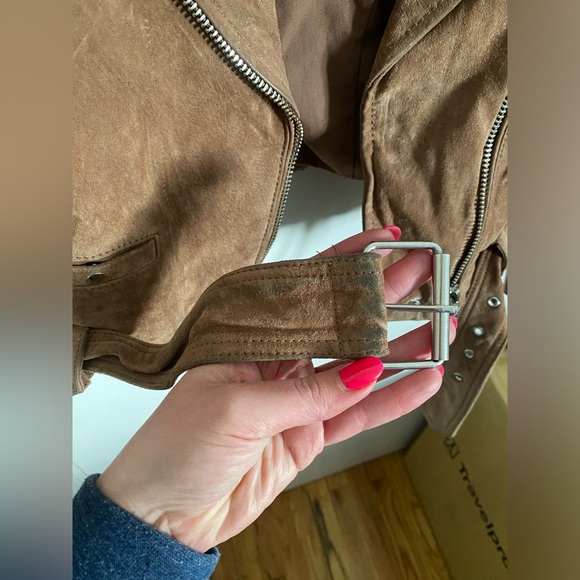 Blank NYC Genuine Suede Moto Jacket - Picture 8 of 8